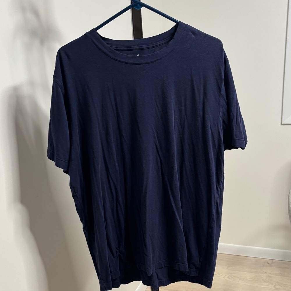 Fabletics Deep Blue Short Sleeve Tee